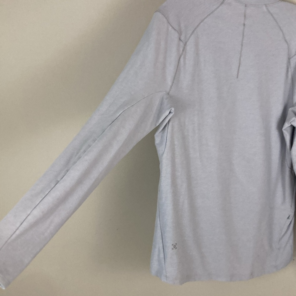 Lululemon men’s long-sleeve 124 gray/blue shirt, medium - Picture 10 of 16